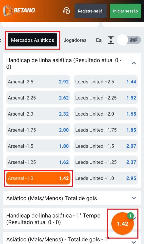 ENSINANDO HANDICAP E MERCADO ASIÁTICO (BETANO) 